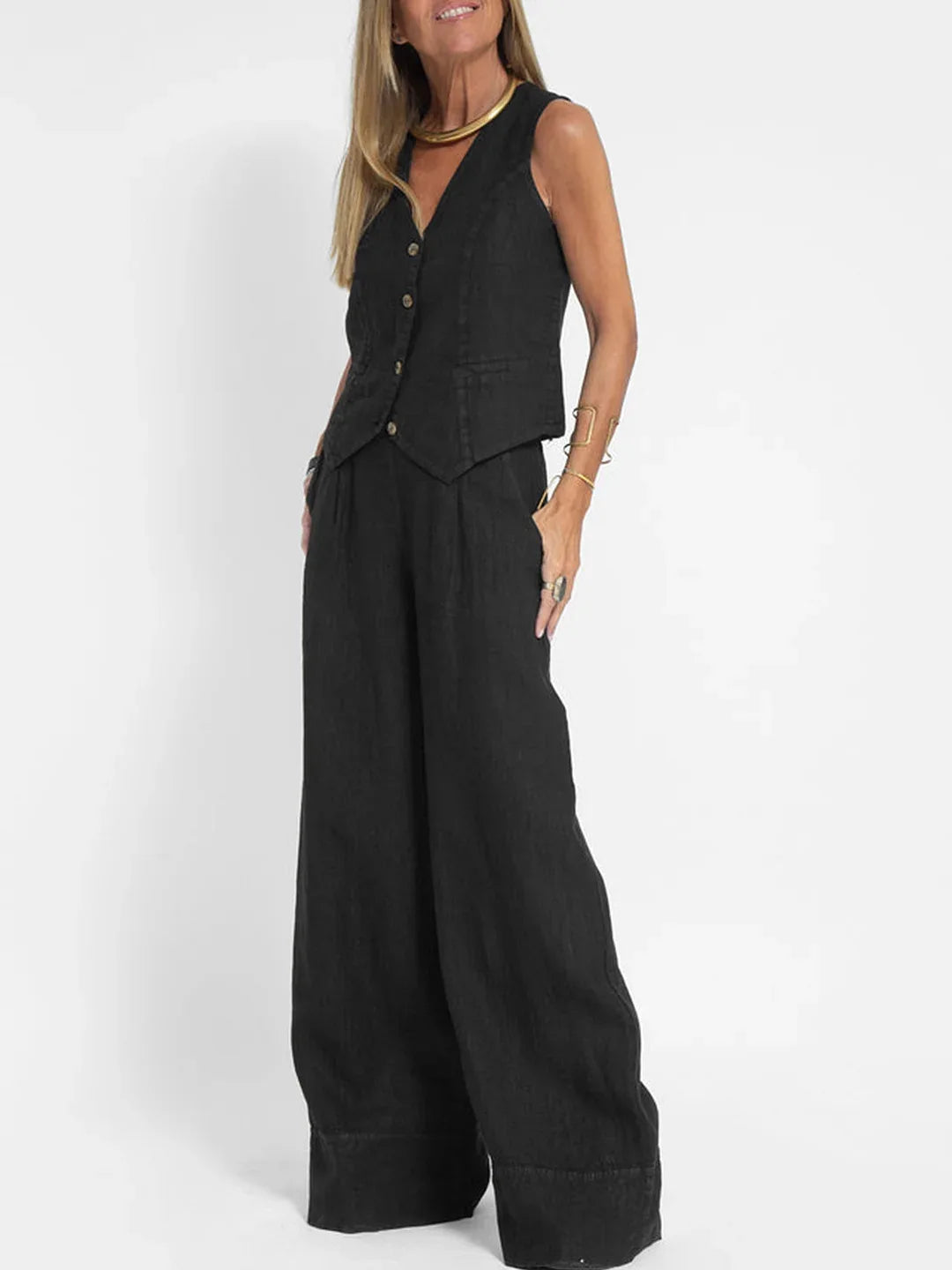 stylish Vest Pants Casual Suit