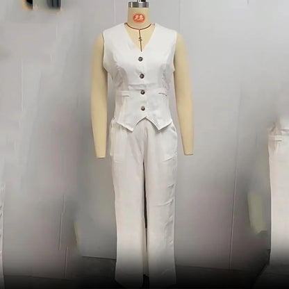 stylish Vest Pants Casual Suit