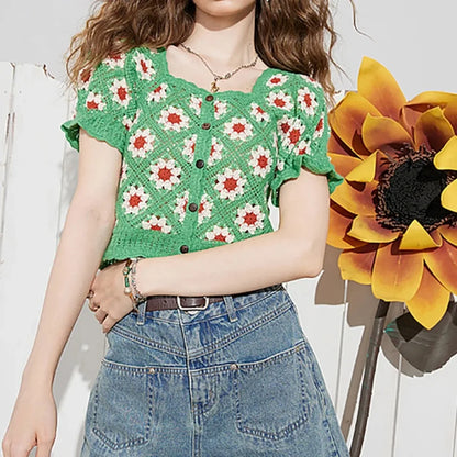 Cotton Crop Top Soft Beach Shirt