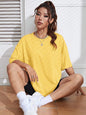 Cotton solid colour T-shirt