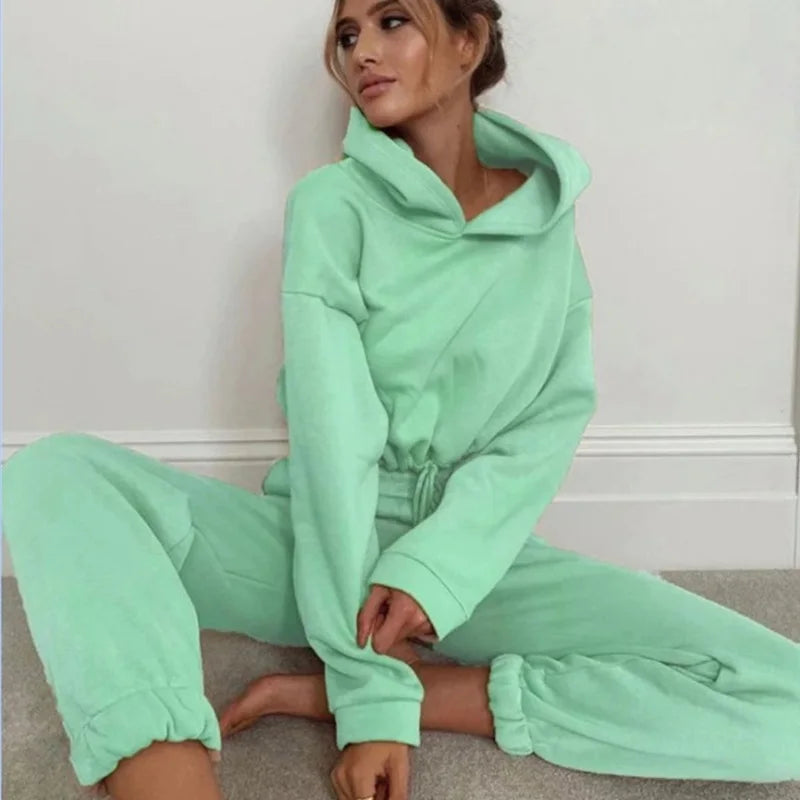Casual Suit Waist Two-piece Set