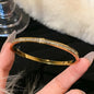 Gold Plated Bracelet, Classic and Simple Style