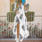 New Long Irregular Shirt Dress