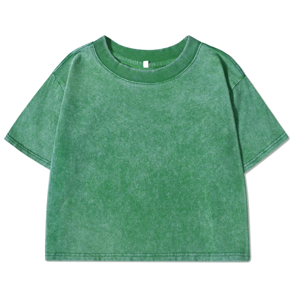 Solid Slim Washed T-Shirt