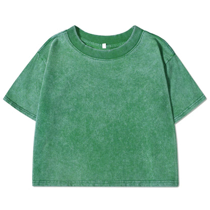 Solid Slim Washed T-Shirt