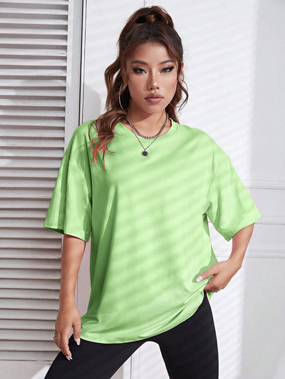 Cotton solid colour T-shirt