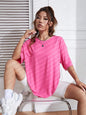 Cotton solid colour T-shirt