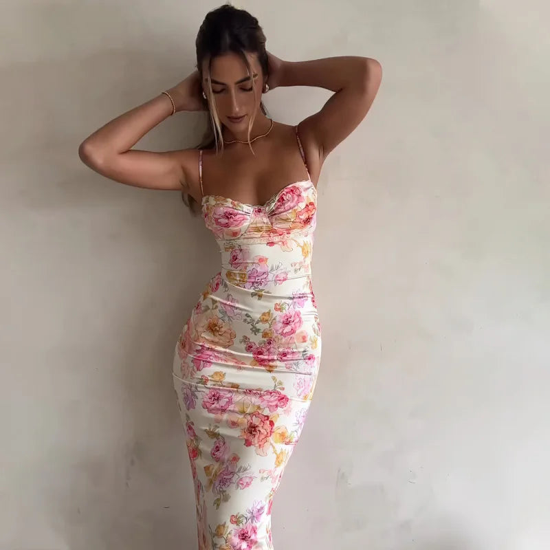 Slim Sexy Backless Sling Dress