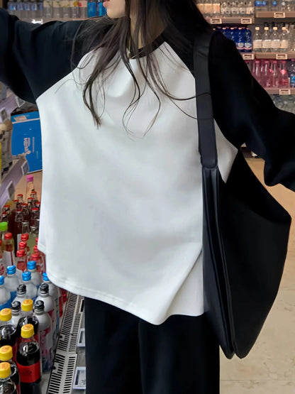 O-Neck Long Sleeve Thick T-shirt