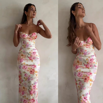 Slim Sexy Backless Sling Dress