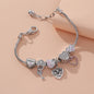 Multi Element Beaded Love  Bracelet