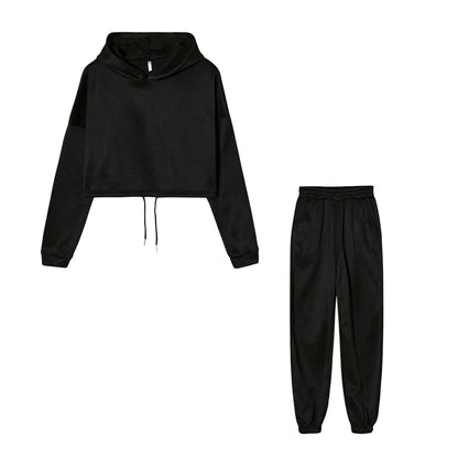 Casual Suit Waist Two-piece Set