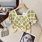 Cotton Crop Top Soft Beach Shirt