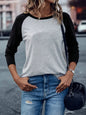 O-Neck Long Sleeve Thick T-shirt