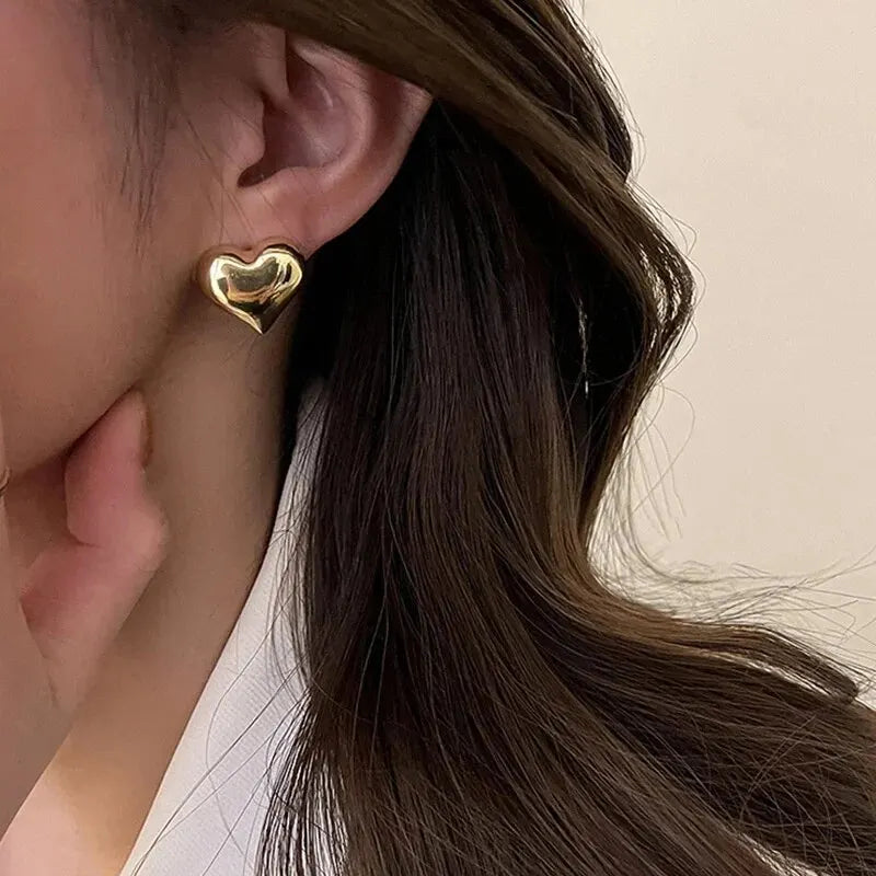 Dainty Love Heart Shape Earrings