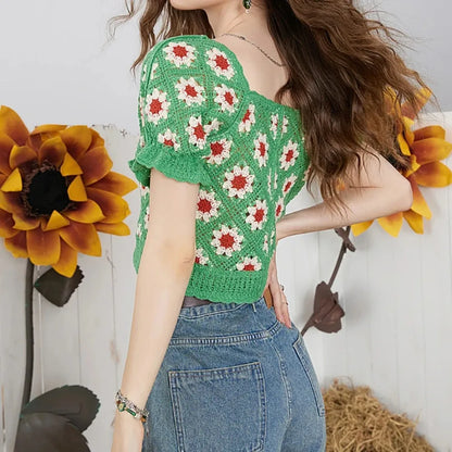 Cotton Crop Top Soft Beach Shirt