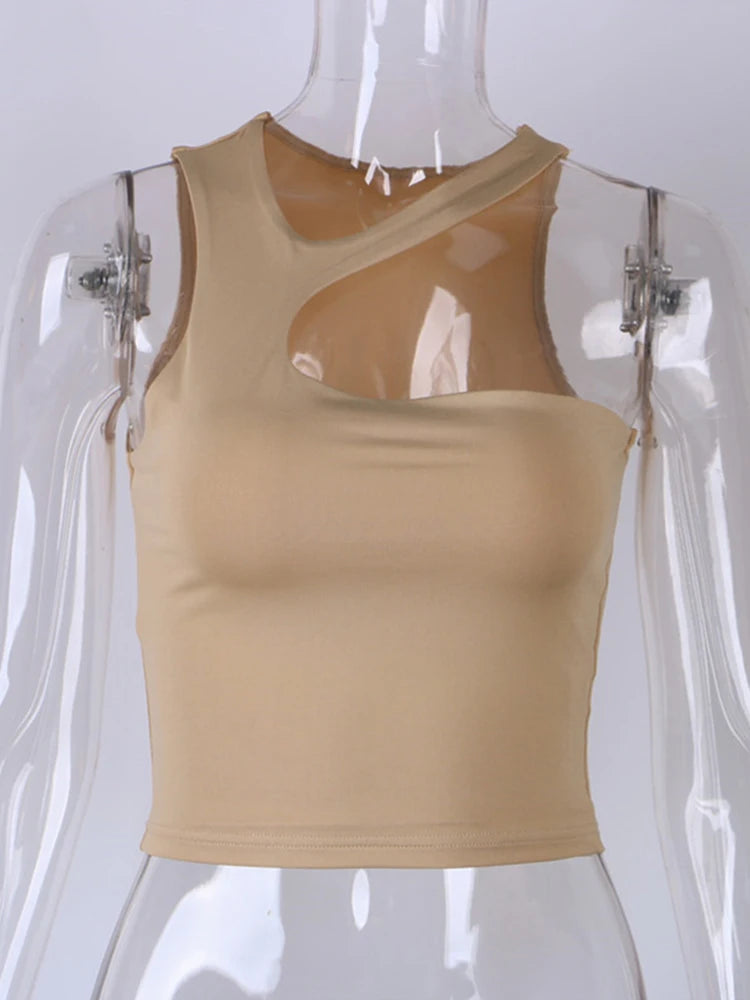 Cut Out Sexy Crop Off Shoulder top