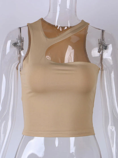 Cut Out Sexy Crop Off Shoulder top