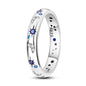 Sparkling Moon Sun Star Crystal Ring