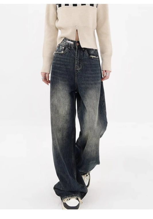 Retro Fashion High Waisted Pants