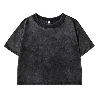Solid Slim Washed T-Shirt