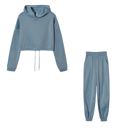 Casual Suit Waist Two-piece Set