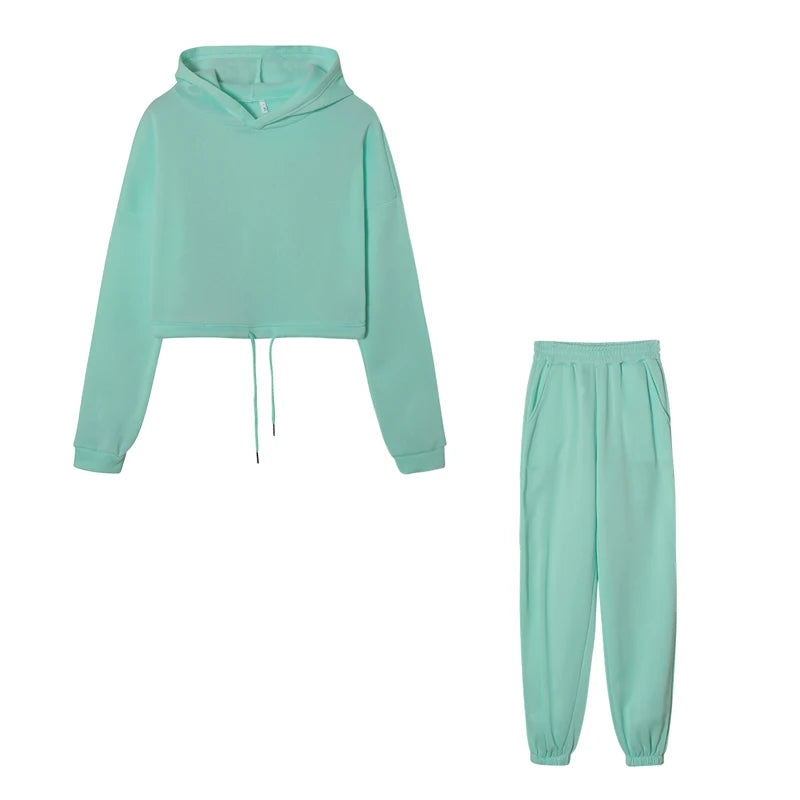 Casual Suit Waist Two-piece Set