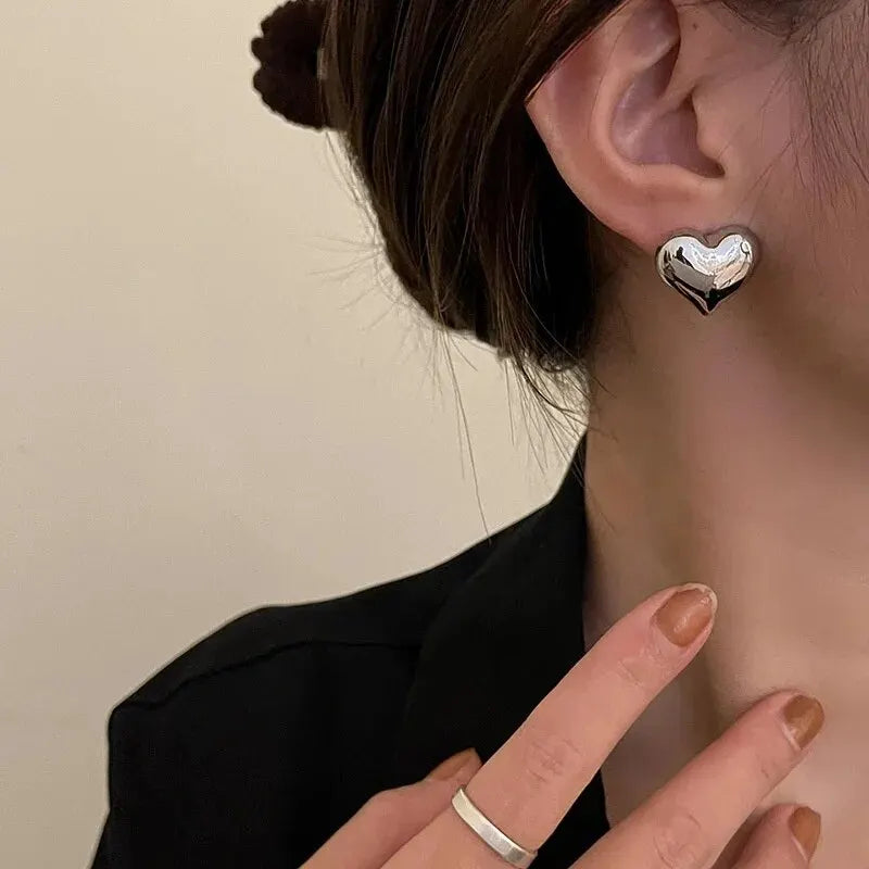 Dainty Love Heart Shape Earrings