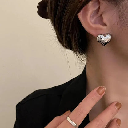 Dainty Love Heart Shape Earrings
