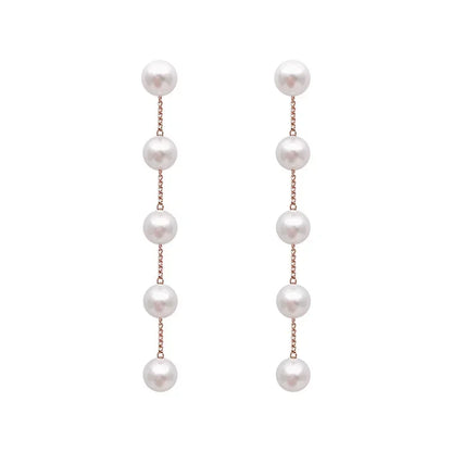 Pearl Long Earrings