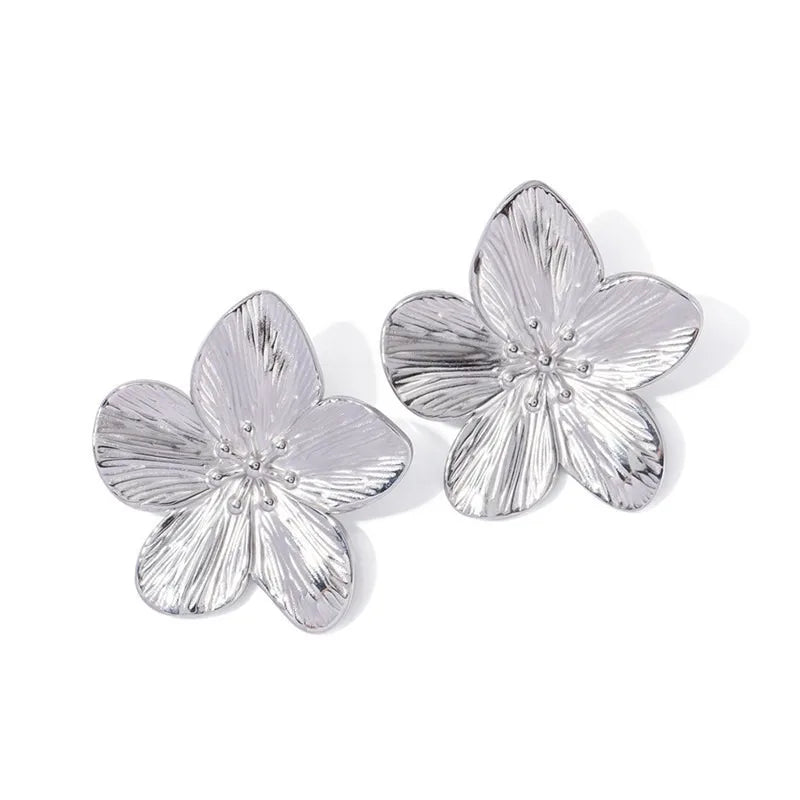 2Pcs  Butterfly Stud Earring, Charm 18K Gold Plated High Quality Statement Waterproof Jewelry Gift