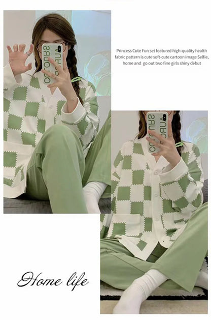 Cute Pajamas Long-Sleeved