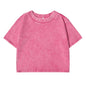 Solid Slim Washed T-Shirt