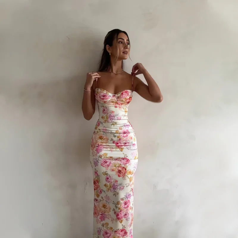 Slim Sexy Backless Sling Dress
