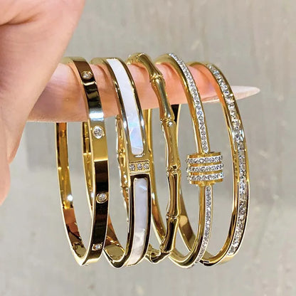 Gold Plated Bracelet, Classic and Simple Style