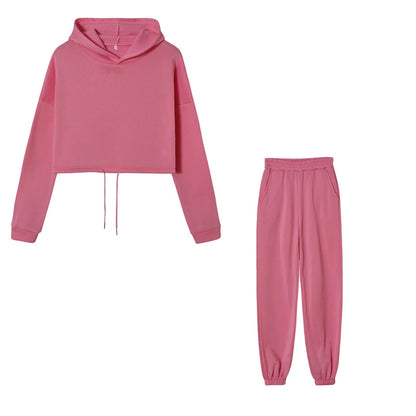 Casual Suit Waist Two-piece Set