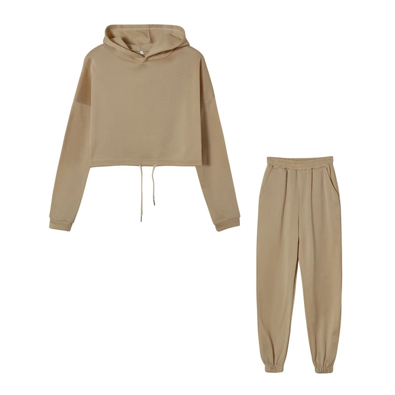 Casual Suit Waist Two-piece Set
