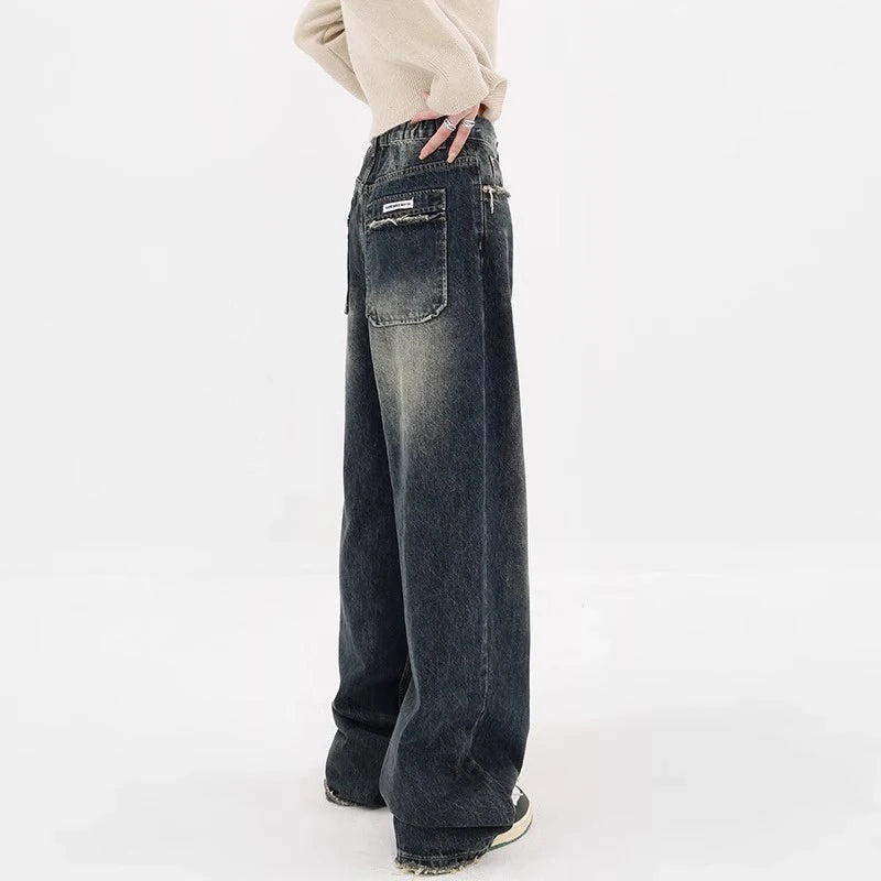 Retro Fashion High Waisted Pants