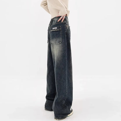 Retro Fashion High Waisted Pants
