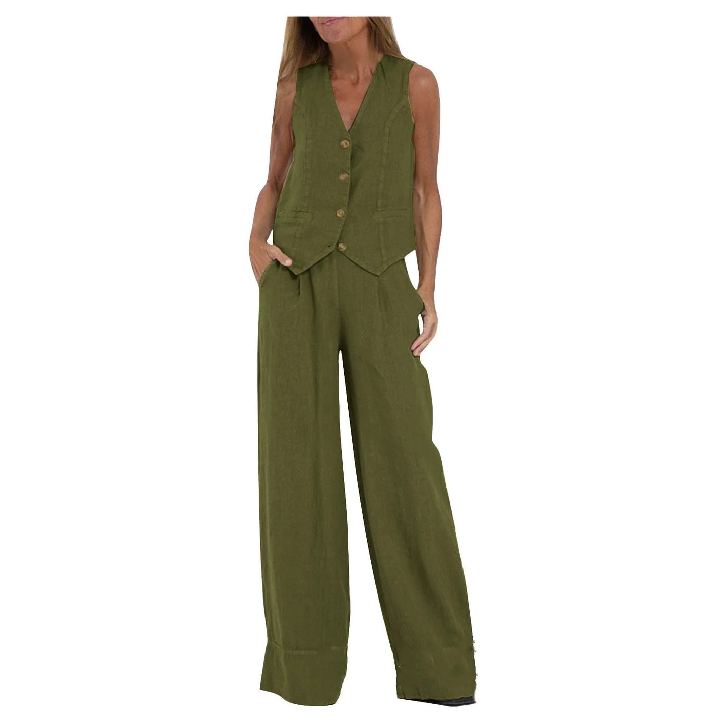 stylish Vest Pants Casual Suit