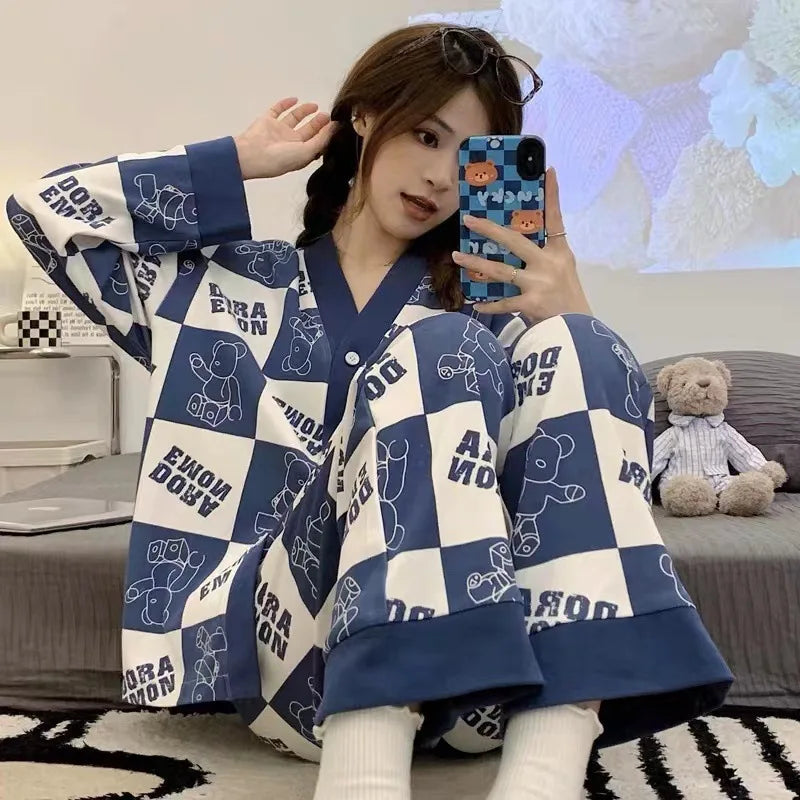Cute Pajamas Long-Sleeved