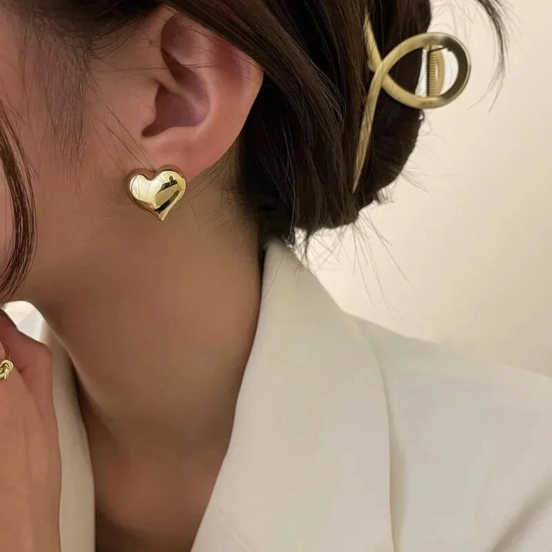 Dainty Love Heart Shape Earrings