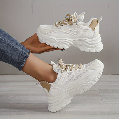 Platform Mesh Sports Shoes
