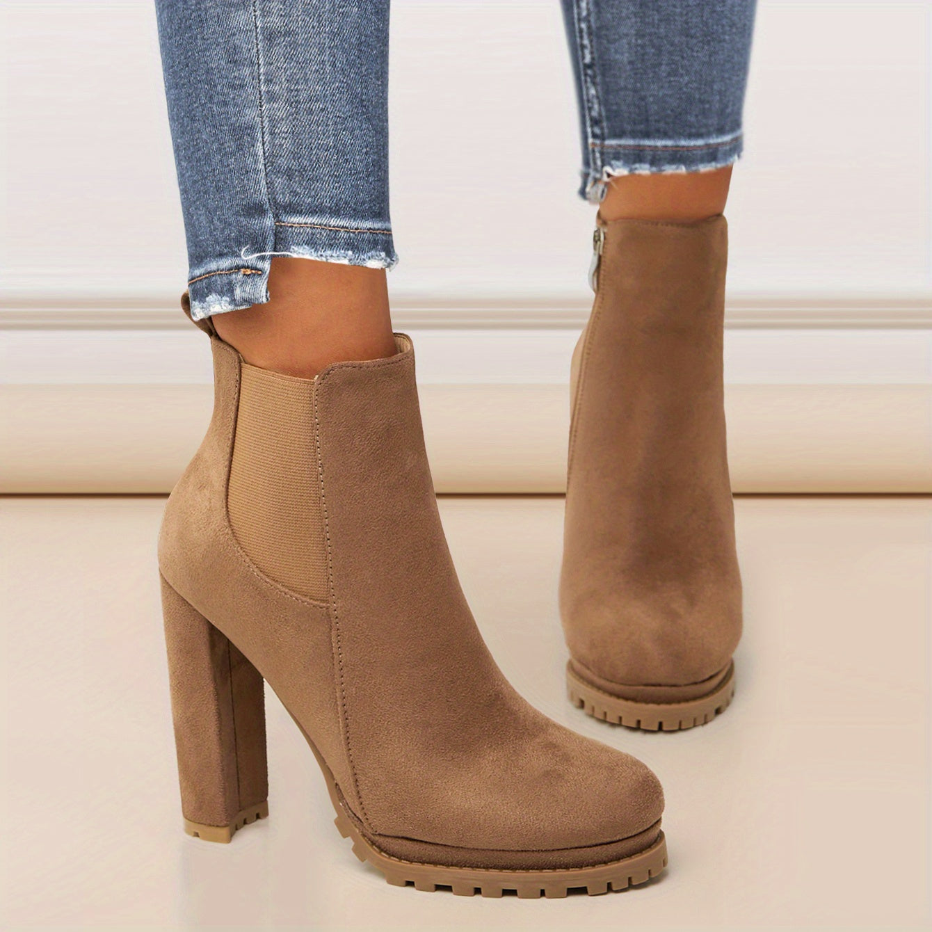 Stylish Pointed Toe Ankle Boots