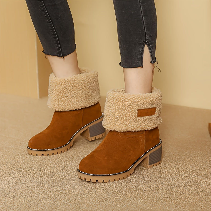 Warm Faux Fur Lined Boots