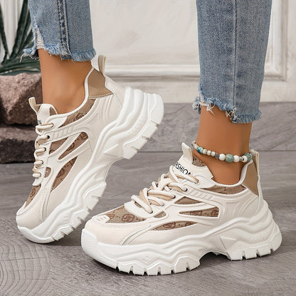 Platform Mesh Sports Shoes