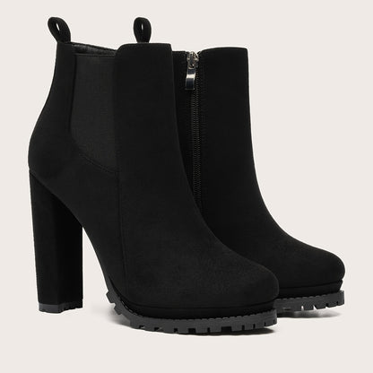 Stylish Pointed Toe Ankle Boots