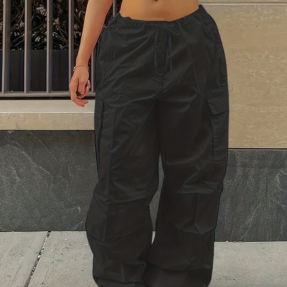 Y2K Loose Drawstring Cargo Pants
