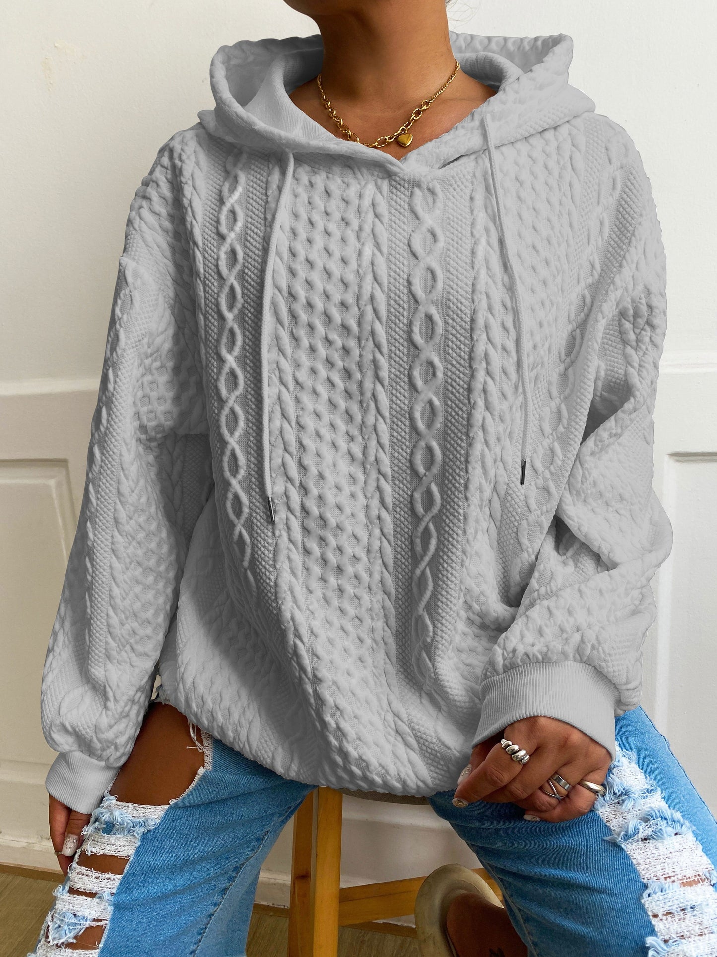 Plus Size Casual Hoodie