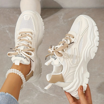 Platform Mesh Sports Shoes